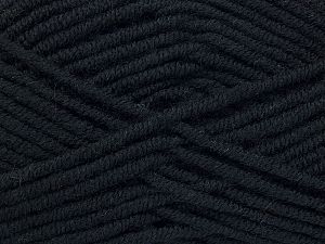 Fiber Content 75% Acrylic, 25% Wool, Brand Ice Yarns, Black, fnt2-73807