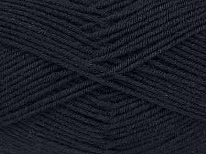 Fiber Content 75% Acrylic, 25% Wool, Brand Ice Yarns, Black, fnt2-73888