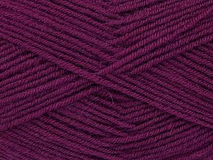 Fiber Content 75% Acrylic, 25% Wool, Purple, Brand Ice Yarns, fnt2-73891