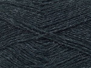 Machine Washable. Fiber Content 75% Superwash Wool, 25% Polyamide, Brand Ice Yarns, Anthracite Black, fnt2-73979