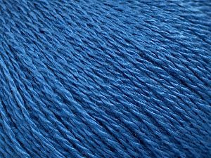 Fiber Content 100% Silk, Jeans Blue, Brand Ice Yarns, fnt2-74105