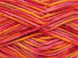 Composition 100% Acrylique haut de gamme, Red, Pink, Brand Ice Yarns, Gold, fnt2-74146