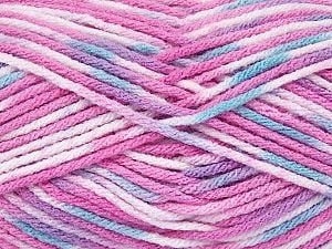 Composition 100% Acrylique haut de gamme, Turquoise, Pink Shades, Brand Ice Yarns, fnt2-74148
