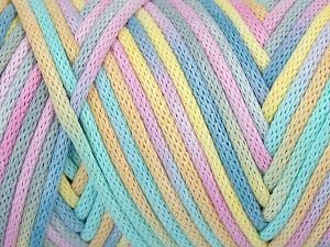 Please be advised that yarns are made of recycled cotton, and dye lot differences occur. Fiber Content 60% Polyamide, 40% Cotton, Yellow, Pink, Mint Green, Light Grey, Brand Ice Yarns, Blue, fnt2-74570