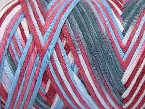 Please be advised that yarns are made of recycled cotton, and dye lot differences occur. İçerik 80% Pamuk, 20% Polyamid, Red, Pink Shades, Light Blue, Brand Ice Yarns, Grey, fnt2-74643