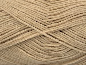 Composition 100% Micro fibre, Brand Ice Yarns, Beige, Yarn Thickness 3 Light DK, Light, Worsted, fnt2-74977