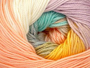 Composition 100% Acrylique, Yellow, Pink, Orange, Brand Ice Yarns, Grey, Cream, fnt2-75817