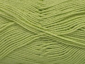 Ne: 8/4. Nm 14/4 Composition 100% Coton mercerisÃ©, Light Green, Brand Ice Yarns, fnt2-77129 