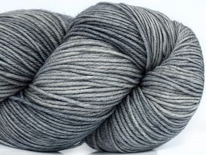 Composition 100% Superwash Extrafine Merino Wool, Storm Grey, Brand Ice Yarns, fnt2-77177