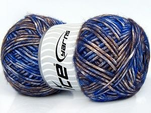 Fiber Content 50% Acrylic, 30% Polyester, 20% Wool, Saxe Blue, Maroon, Brand Ice Yarns, fnt2-77396