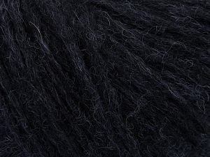 Fiber Content 60% Baby Alpaca, 25% Polyamide, 15% Superwash Extrafine Merino Wool, Brand Ice Yarns, Black, fnt2-77590 