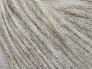 Composition 60% Baby Alpaga, 25% Polyamide, 15% Superwash Extrafine Merino Wool, Brand Ice Yarns, Beige, fnt2-77594