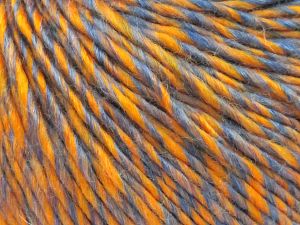 Fiber Content 50% Wool, 50% Acrylic, Orange, Lilac, Brand Ice Yarns, fnt2-77619