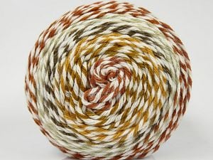 Composition 100% Acrylique haut de gamme, White, Brand Ice Yarns, Gold, Copper, Brown, Beige, Yarn Thickness 4 Medium Worsted, Afghan, Aran, fnt2-77647