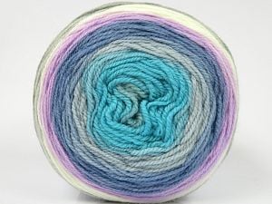 Fiber Content 70% Premium Acrylic, 30% Wool, White, Turquoise, Brand Ice Yarns, Grey, Blue, Yarn Thickness 3 Light DK, Light, Worsted, fnt2-77656