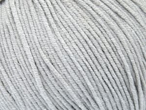 Fiber Content 50% Acrylic, 50% Cotton, Light Grey, Brand Ice Yarns, fnt2-77760