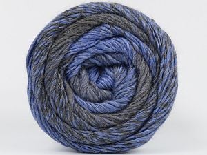 Fiber Content 50% Acrylic, 50% Wool, Light Grey, Jeans Blue, Brand Ice Yarns, fnt2-77839