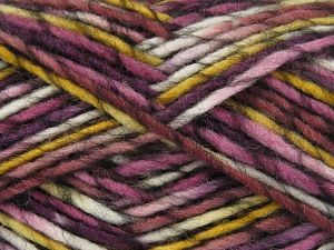 Armonia Lana Yarn from Iceyarns, the perfect yarn to add a splash of color to projects.This multicolor is made from 20% wool and 80% acrylic.