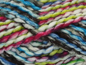 Composition 70% Laine, 30% Acrylique, Red, Brand Ice Yarns, Green, Blue Shades, Black, fnt2-77909