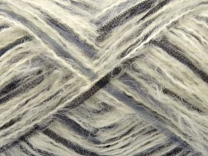 Composition 9% Polyester, 50% Polyamide, 5% Laine, 36% Acrylique, Brand Ice Yarns, Grey, Cream, Black, fnt2-78321 