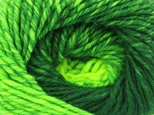 Fiber Content 75% Premium Acrylic, 25% Wool, Brand Ice Yarns, Green Shades, fnt2-78585