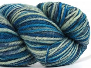 Global Organic Textile Standard (GOTS) Certified Product. CUC-TR-017 PRJ 805332/918191 Fiber Content 100% OrganicWool, Turquoise, Brand Ice Yarns, Blue Shades, Yarn Thickness 5 Bulky Chunky, Craft, Rug, fnt2-78812 