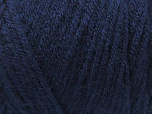 Items made with this yarn are machine washable & dryable. Fiber Content 100% Acrylic, Brand Ice Yarns, Dark Navy, fnt2-78901