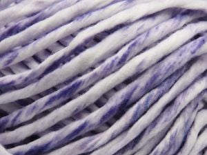 Fiber Content 100% Polyester, White, Lilac, Brand Ice Yarns, fnt2-79379 