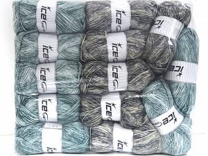 Mega Star Yarns In this list; you see most recent 50 mixed lots. <br> To see all <a href=&amp/mixed_lots/o/4#list&amp>CLICK HERE</a> (Old ones have much better deals)<hr> Composition 50% Acrylique, 30% Polyester, 20% Laine, Brand Ice Yarns, fnt2-79700 
