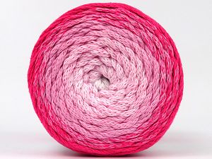 Please be advised that yarns are made of recycled cotton, and dye lot differences occur. Composition 100% Coton, White, Pink Shades, Brand Ice Yarns, fnt2-79847