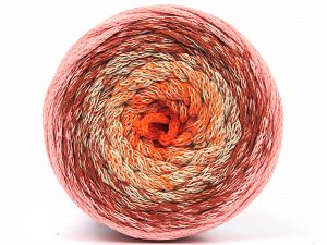 Please be advised that yarns are made of recycled cotton, and dye lot differences occur. İçerik 100% Pamuk, Orange, Light Pink, Brand Ice Yarns, Copper, Beige, fnt2-79853