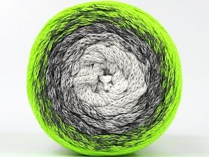 Please be advised that yarns are made of recycled cotton, and dye lot differences occur. Fiber Content 100% Cotton, White, Neon Green, Brand Ice Yarns, Grey, fnt2-79859 
