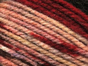 Composition 65% Acrylique, 35% Laine, Red, Pink Shades, Light Lilac, Brand Ice Yarns, Brown Shades, fnt2-79880