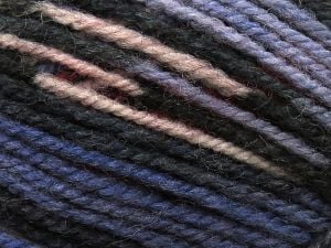 Composition 65% Acrylique, 35% Laine, Red, Pink, Lilac Shades, Brand Ice Yarns, Black, fnt2-79897