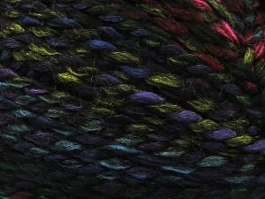 Composition 65% Acrylique, 35% Laine, Red, Purple, Pink, Brand Ice Yarns, Green Shades, Black, fnt2-79922