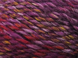 Composition 65% Acrylique, 35% Laine, Purple Shades, Brand Ice Yarns, Gold, Copper, Burgundy, fnt2-79924 