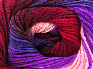 Composition 100% Acrylique Anti-bouloches, Red, Purple Shades, Pink, Brand Ice Yarns, Burgundy, fnt2-79949 