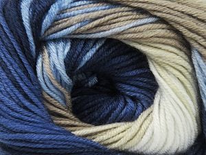 Composition 100% Acrylique Anti-bouloches, White, Brand Ice Yarns, Camel, Blue Shades, Beige, fnt2-79951 