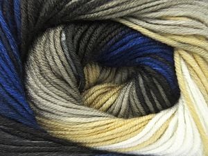Composition 100% Acrylique Anti-bouloches, White, Brand Ice Yarns, Grey, Cream, Camel, Blue, Black, fnt2-79952 