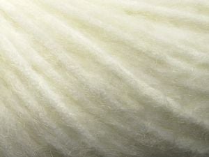 Fiber Content 45% Acrylic, 40% Polyamide, 15% Wool, White, Brand Ice Yarns, fnt2-79969 