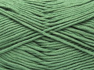 Fiber Content 52% Cotton, 48% Bamboo, Light Green, Brand Ice Yarns, fnt2-80067 