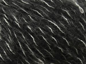Composition 79% Acrylique, 21% Polyester, White, Brand Ice Yarns, Black, fnt2-80183