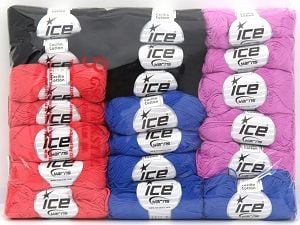 Ne: 8/4. Nm 14/4 Ä°Ã§erik 100% Merserize Pamuk, Multicolor, Brand Ice Yarns, fnt2-80248 