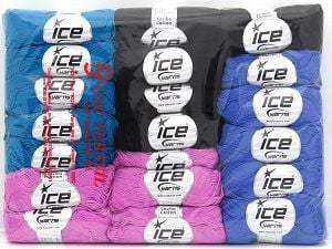 Ne: 8/4. Nm 14/4 Fiber Content 100% Mercerised Cotton, Multicolor, Brand Ice Yarns, fnt2-80249 