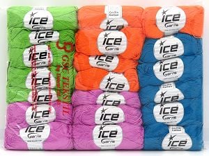 Ne: 8/4. Nm 14/4 Fiber Content 100% Mercerised Cotton, Multicolor, Brand Ice Yarns, fnt2-80252 
