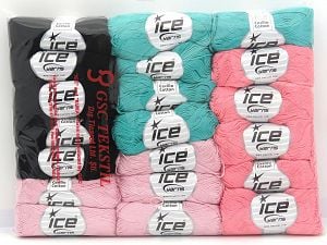 Ne: 8/4. Nm 14/4 Fiber Content 100% Mercerised Cotton, Multicolor, Brand Ice Yarns, fnt2-80253 