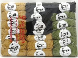 Ne: 8/4. Nm 14/4 Ä°Ã§erik 100% Merserize Pamuk, Multicolor, Brand Ice Yarns, fnt2-80256 