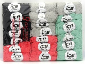 Ne: 8/4. Nm 14/4 Fiber Content 100% Mercerised Cotton, Multicolor, Brand Ice Yarns, fnt2-80258 