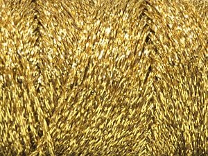 Ä°Ã§erik 100% Metalik Simli, Brand Ice Yarns, Gold, fnt2-80277 