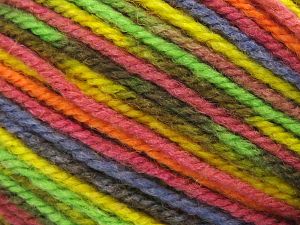 Fiber Content 65% Acrylic, 35% Wool, Rainbow, Brand Ice Yarns, fnt2-80283 
